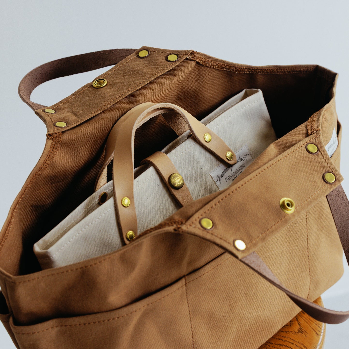 TSL paraffin canvas apron bag