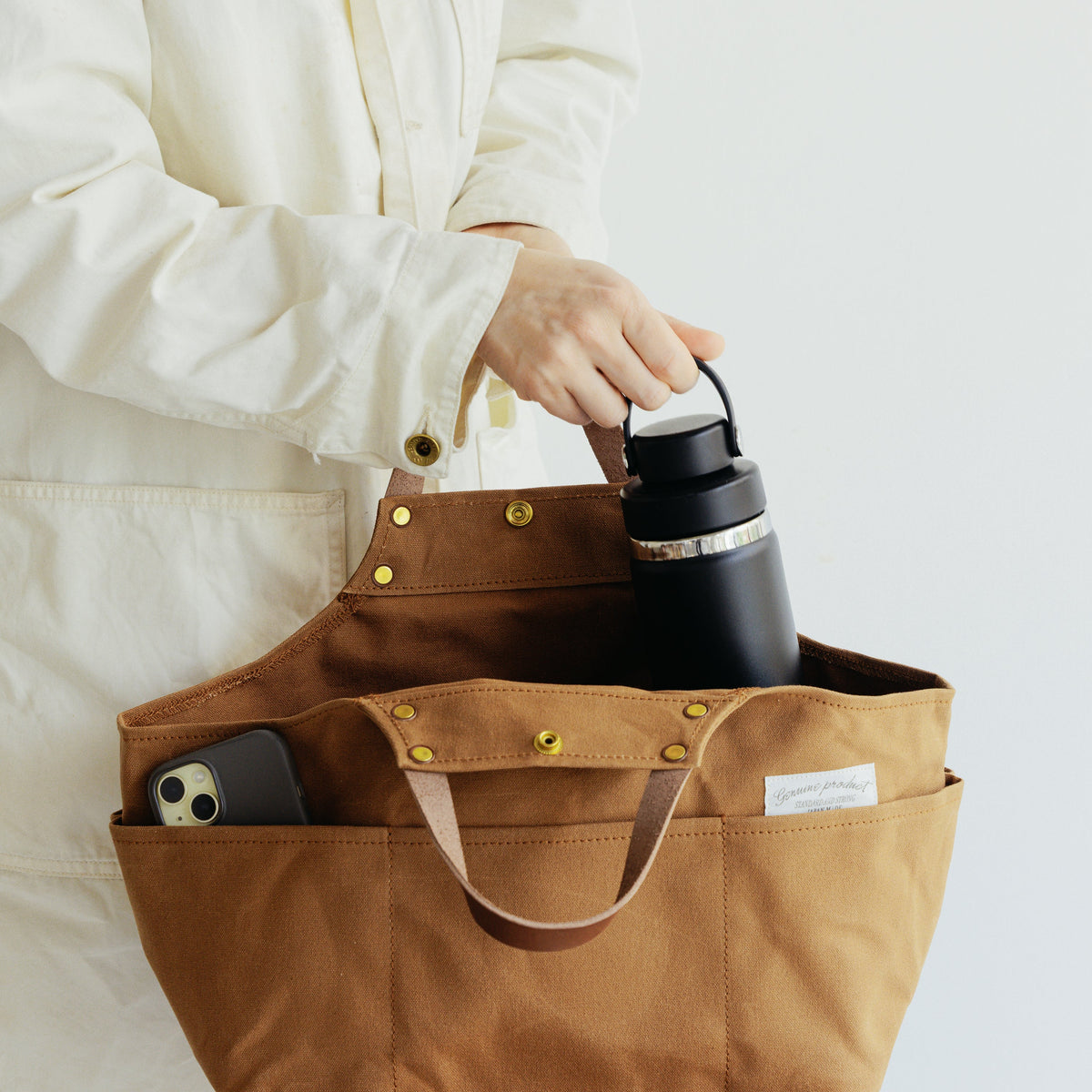 TSL paraffin canvas apron bag
