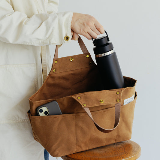 TSL paraffin canvas apron bag