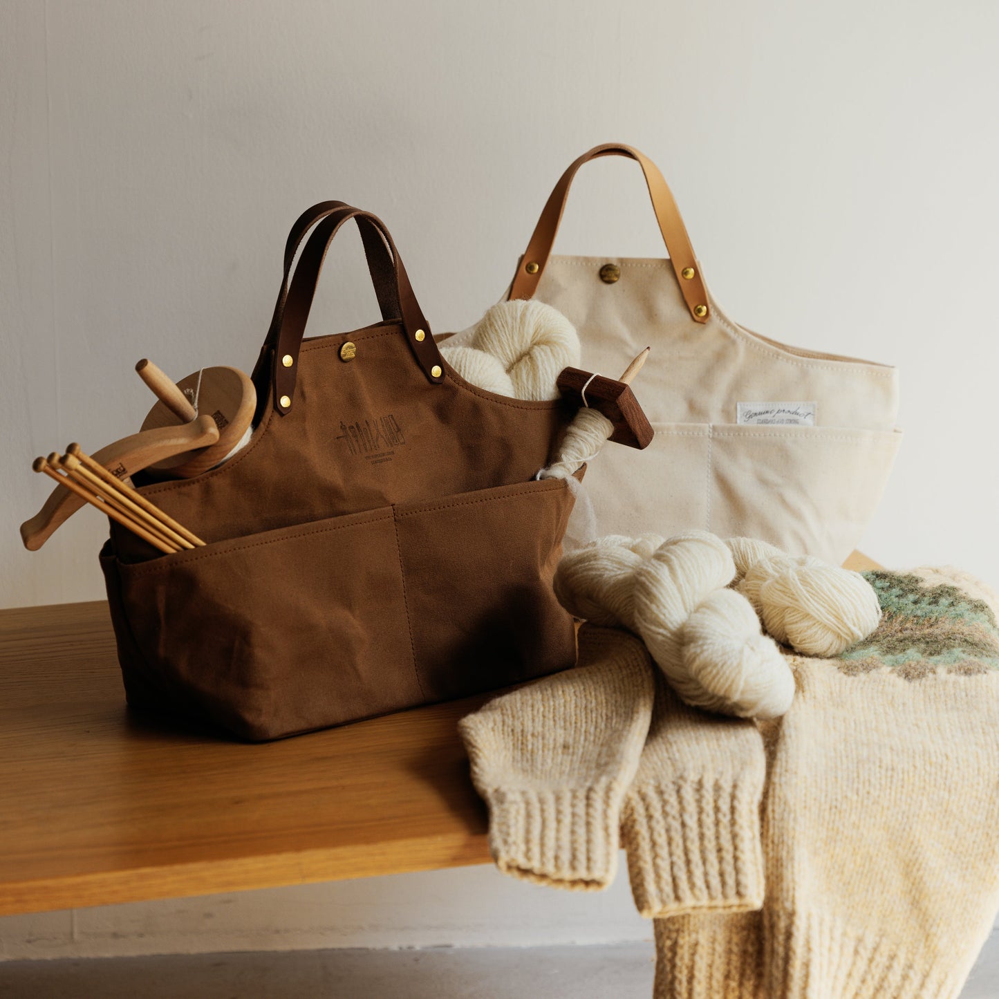 TSL paraffin canvas apron bag