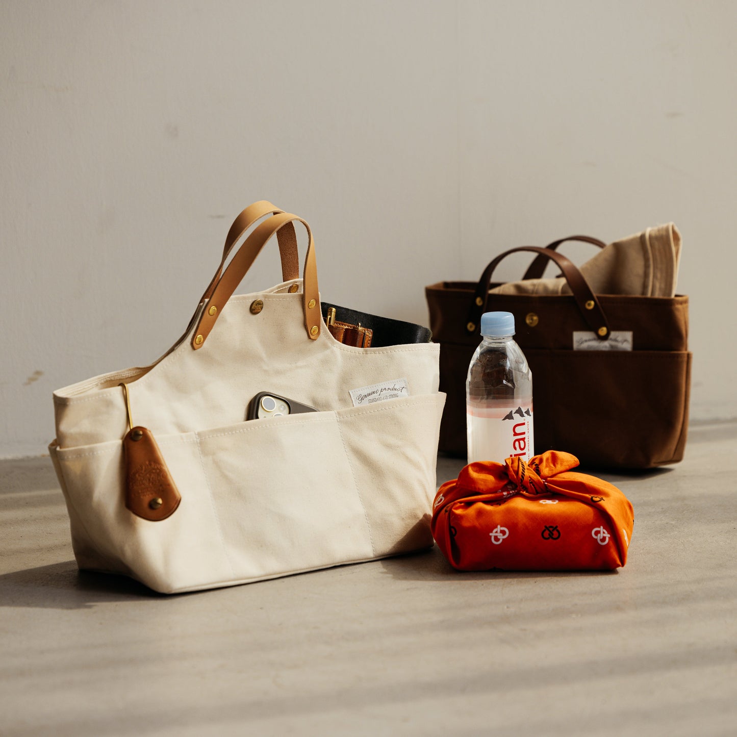 TSL paraffin canvas mini bag