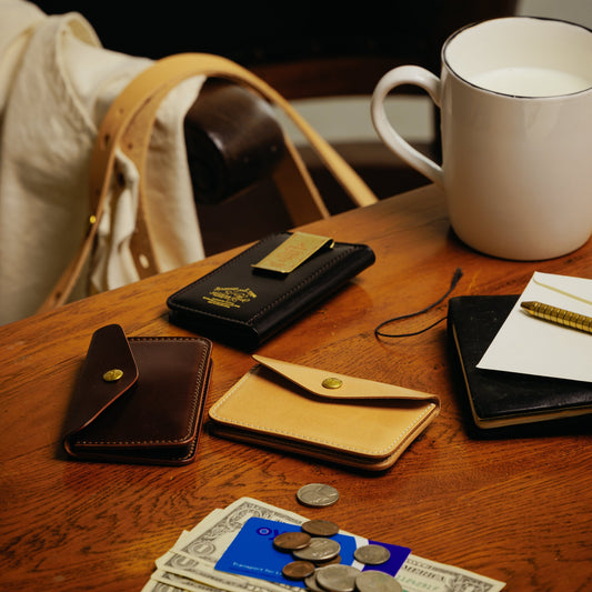 PREORDER: TSL Cordovan Leather Traveler's Small Purse