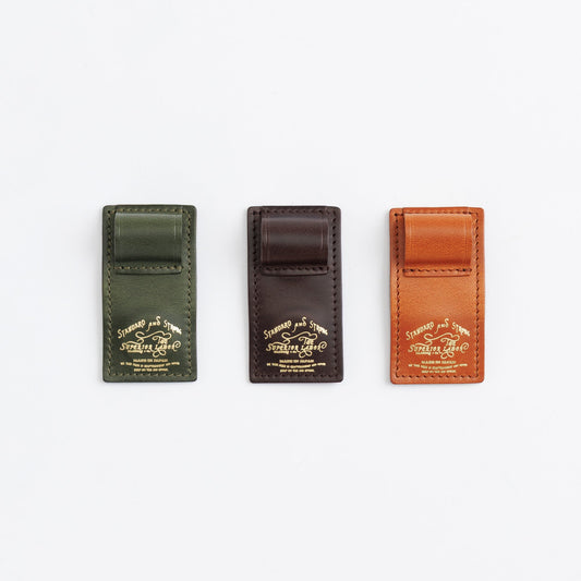 TSL 2026 Summer Magnet Clip Pen Holder pull-up leather