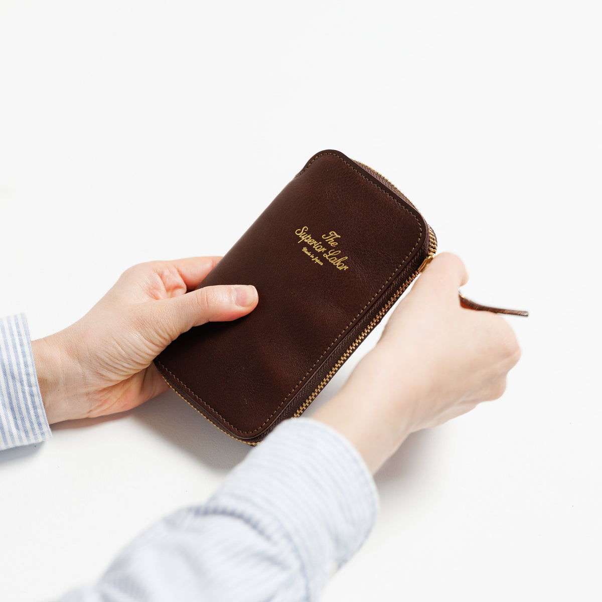 PRE-ORDER: TSL Oil Leather Zip Pen Case