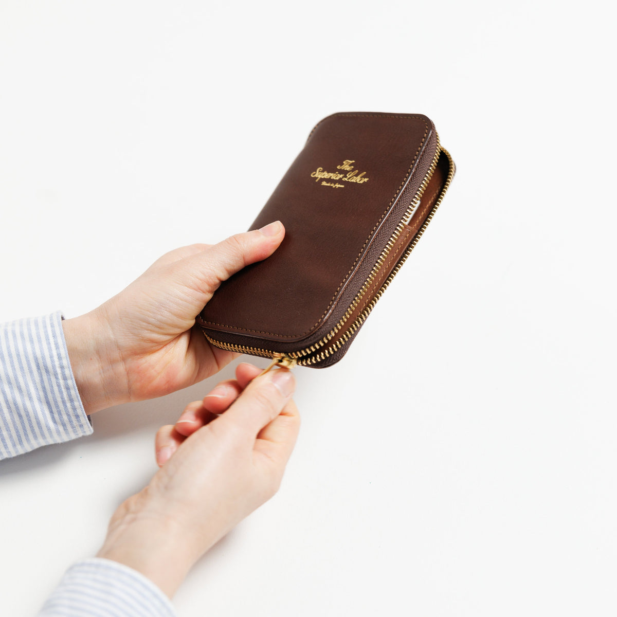 PRE-ORDER: TSL Oil Leather Zip Pen Case