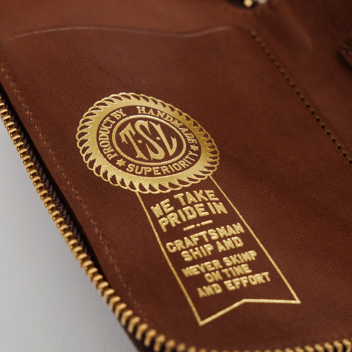 PRE-ORDER: TSL Oil Leather Zip Pen Case