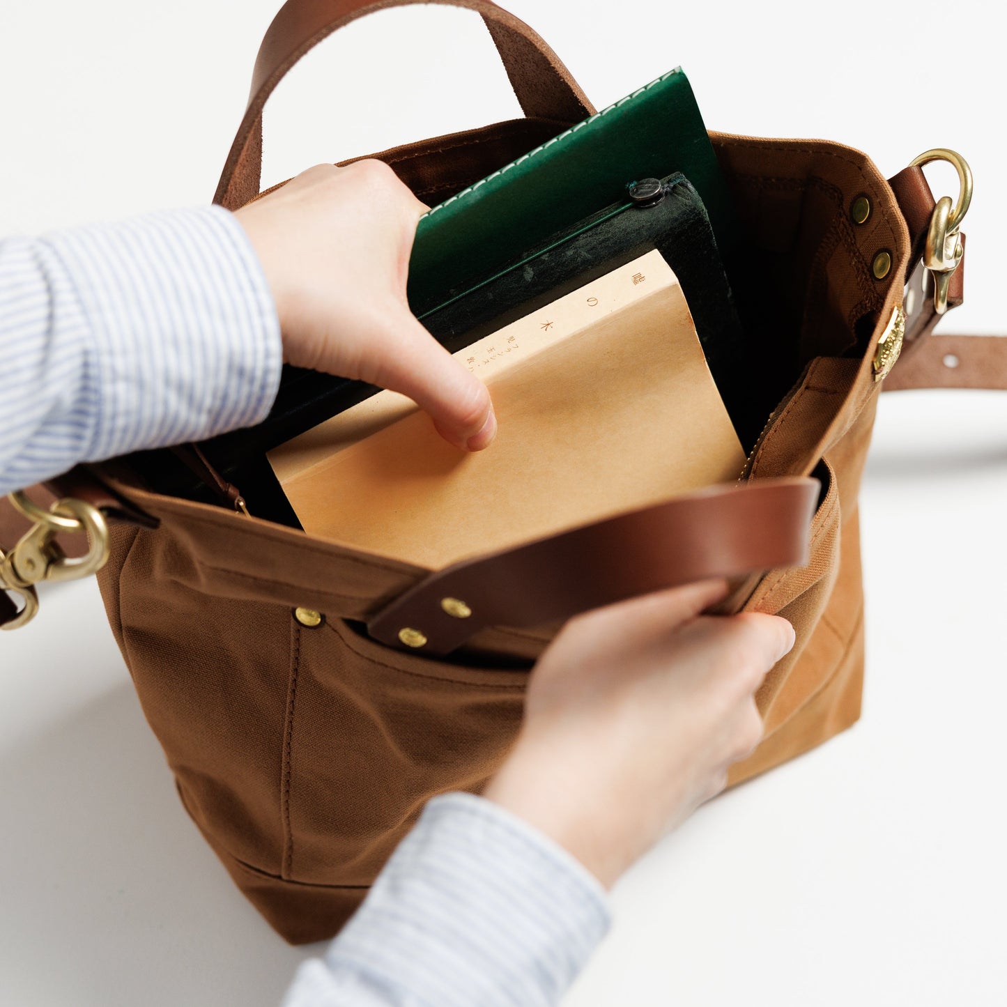 PRE-ORDER: TSL Paraffin Canvas Shoulder Bag