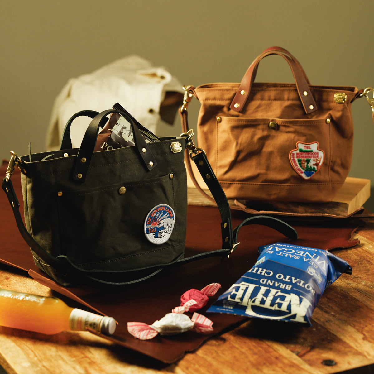 PRE-ORDER: TSL Paraffin Canvas Shoulder Bag