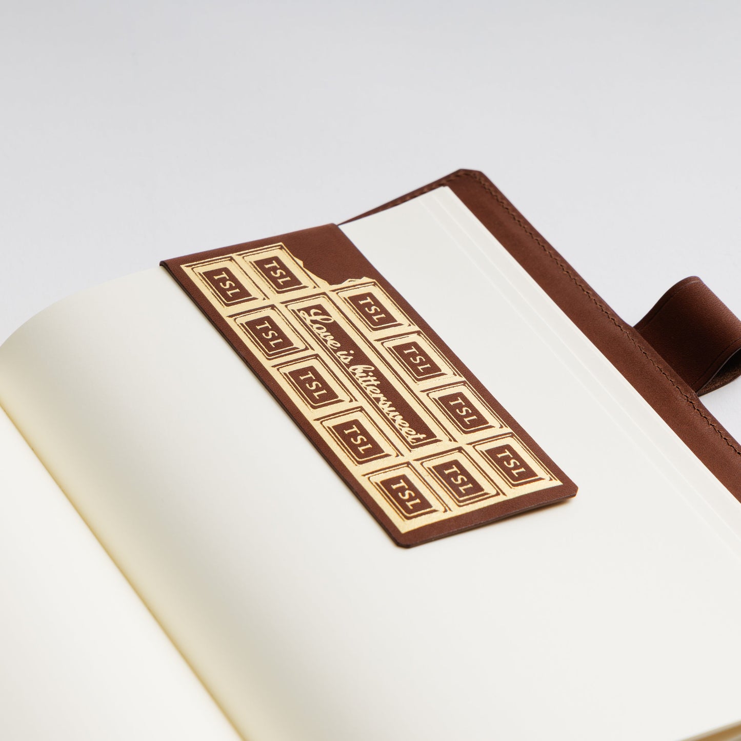 PRE-ORDER: TSL Tochigi Leather Bookmark Chocolate