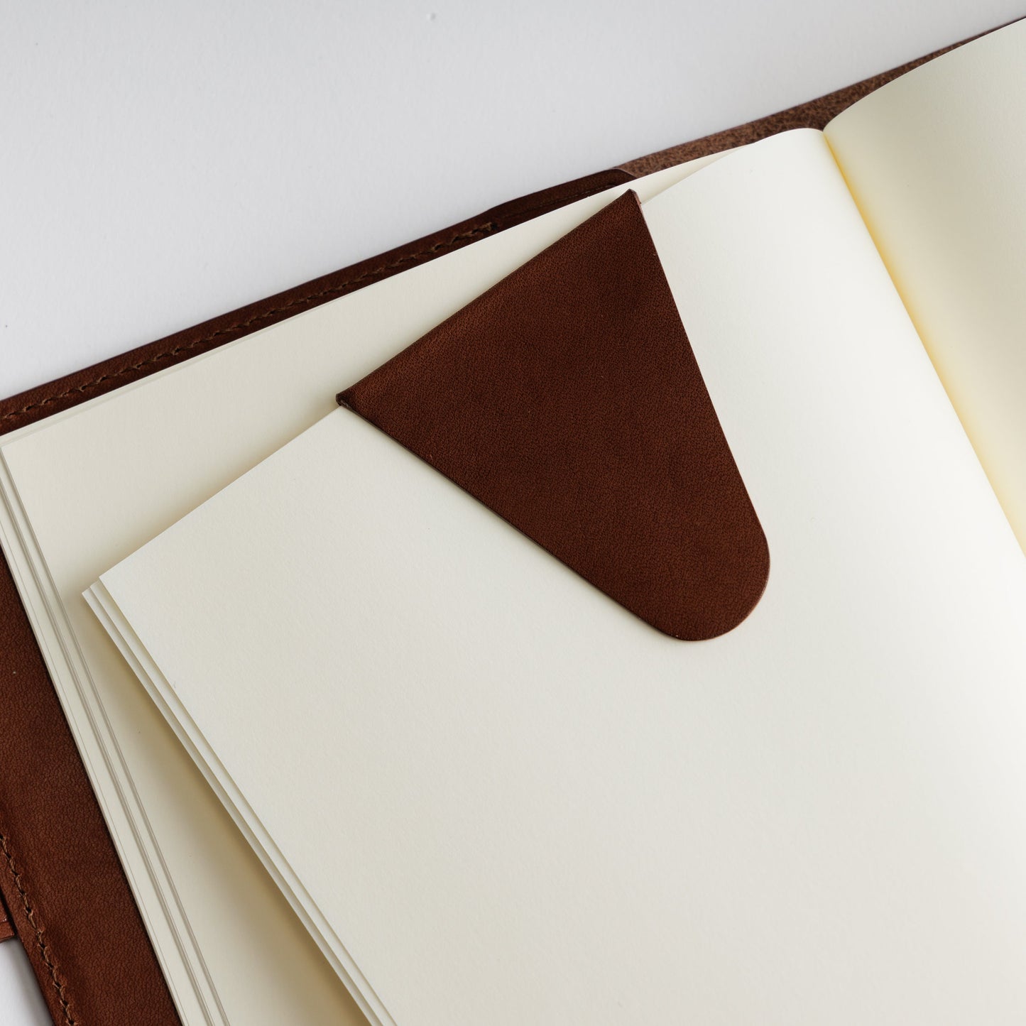 PRE-ORDER: TSL Tochigi Leather Bookmark Chocolate