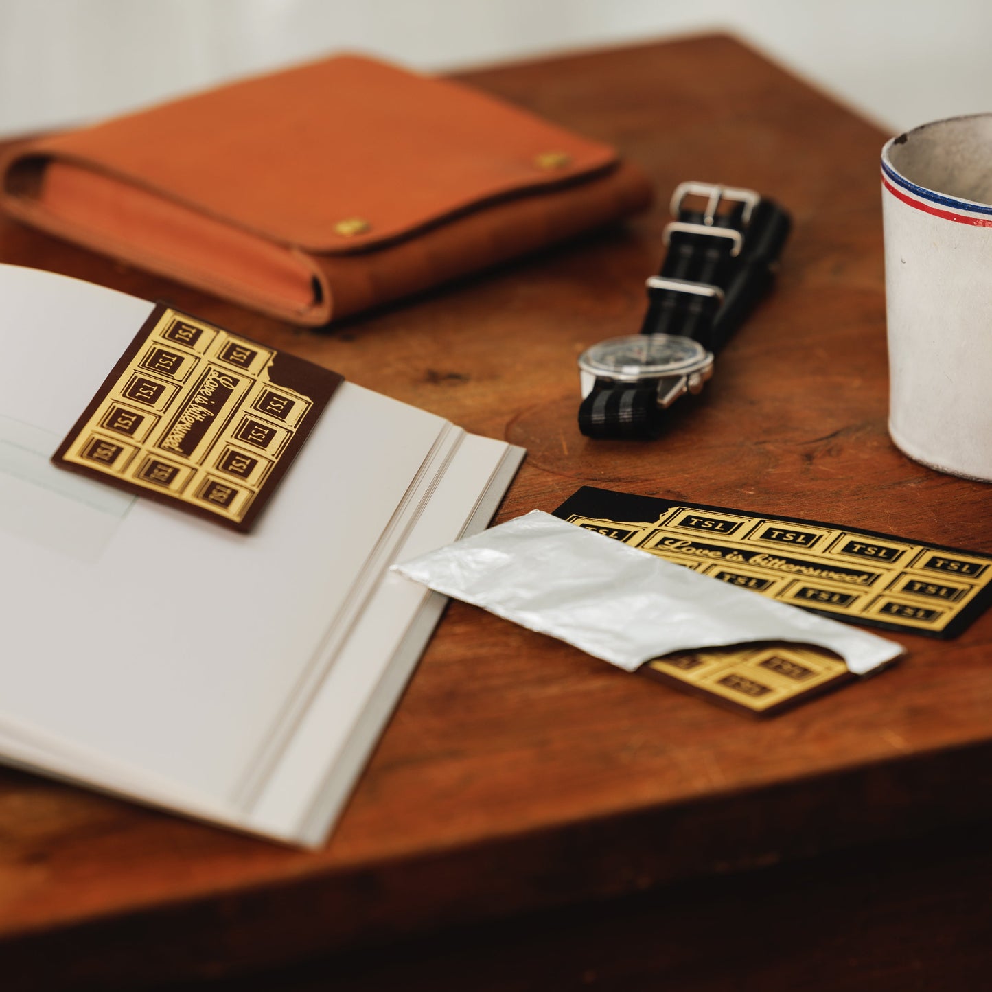 PRE-ORDER: TSL Tochigi Leather Bookmark Chocolate