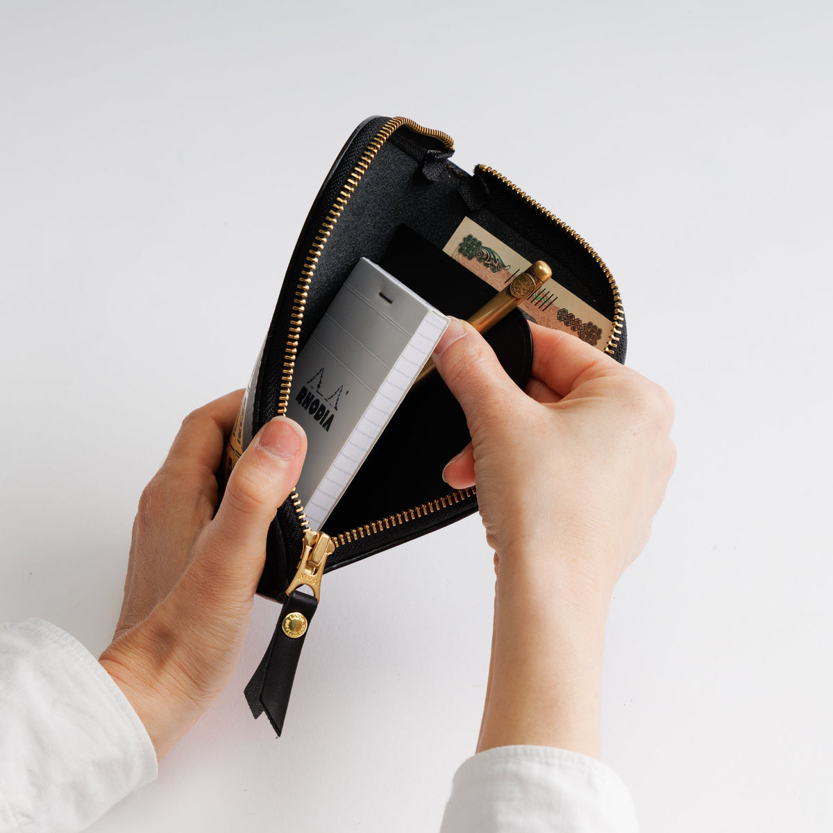 PRE-ORDER: TSL Tochigi Leather Zip Case Chocolate