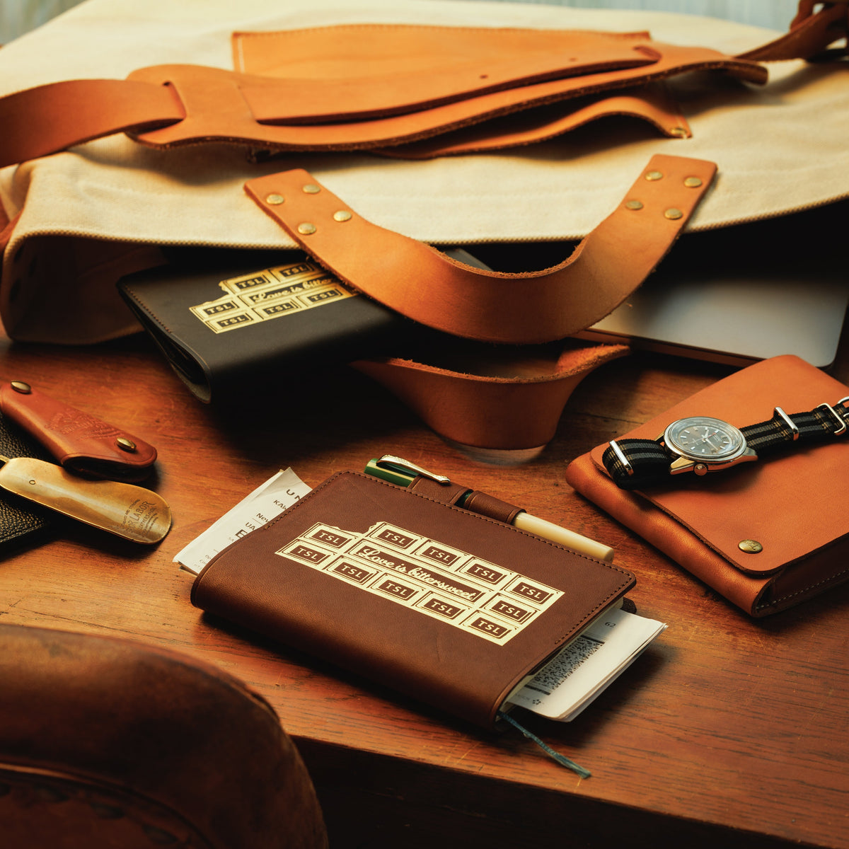 PRE-ORDER: TSL Tochigi Leather A6 Notebook Cover Chocolate