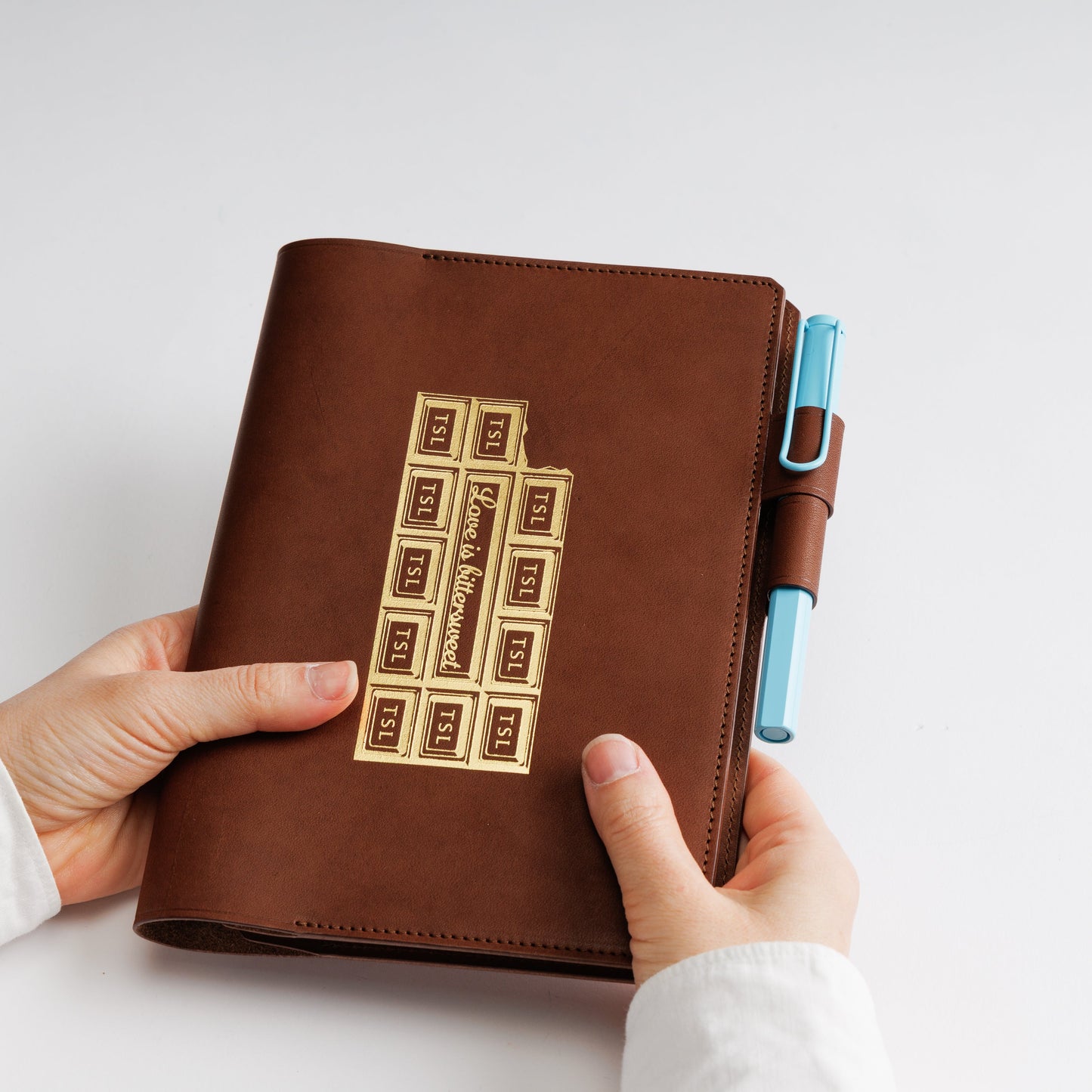 PRE-ORDER: TSL Tochigi Leather A5 Notebook Cover Chocolate