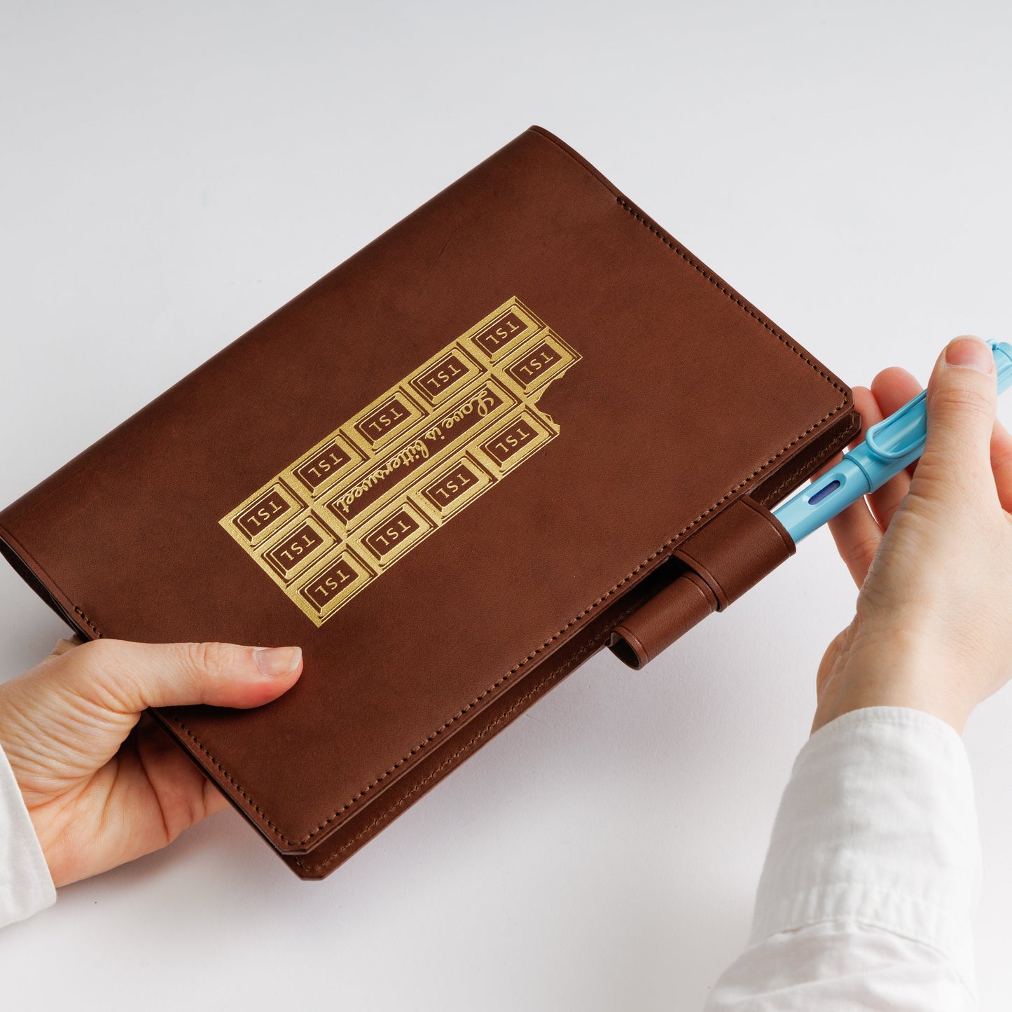 PRE-ORDER: TSL Tochigi Leather A5 Notebook Cover Chocolate
