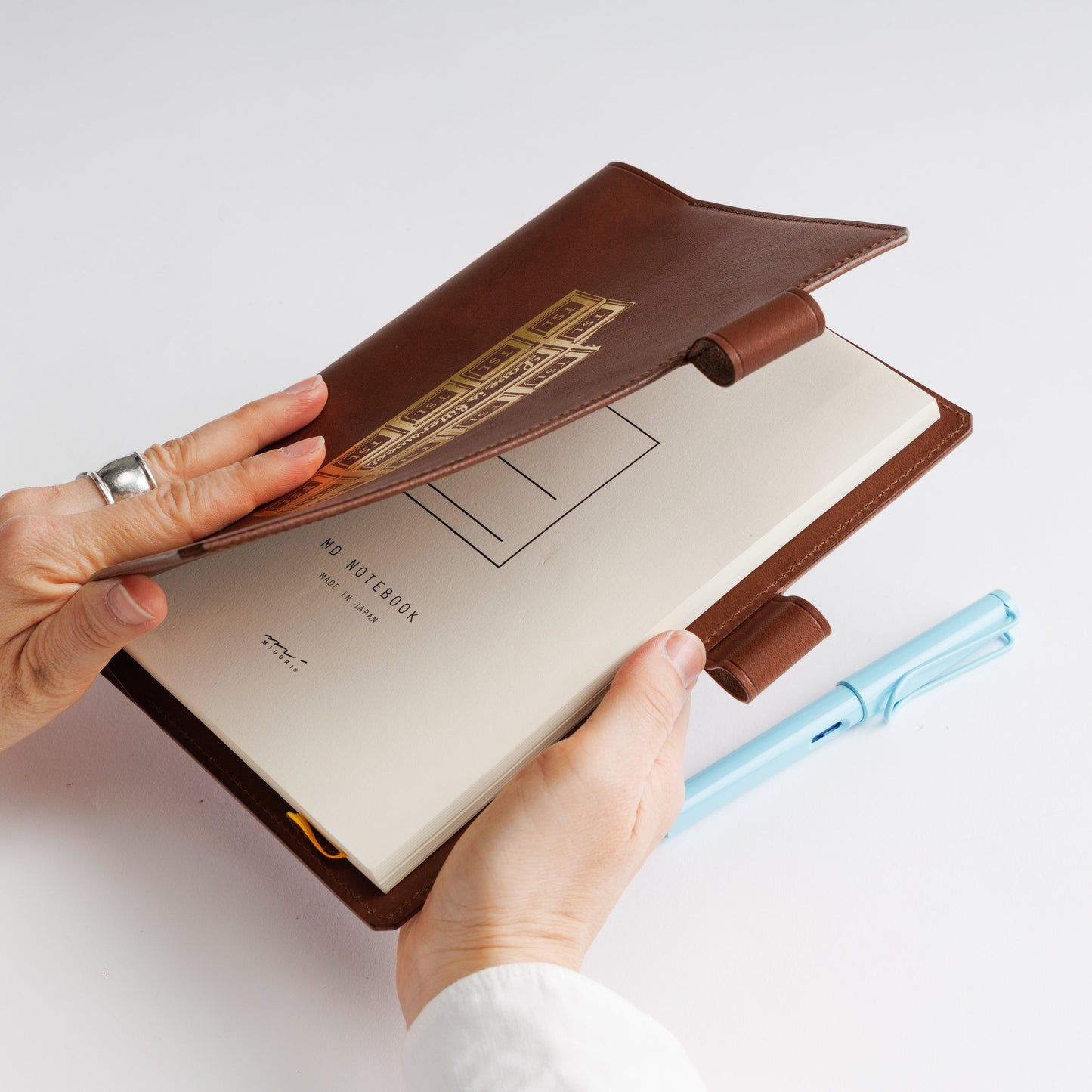 PRE-ORDER: TSL Tochigi Leather A5 Notebook Cover Chocolate