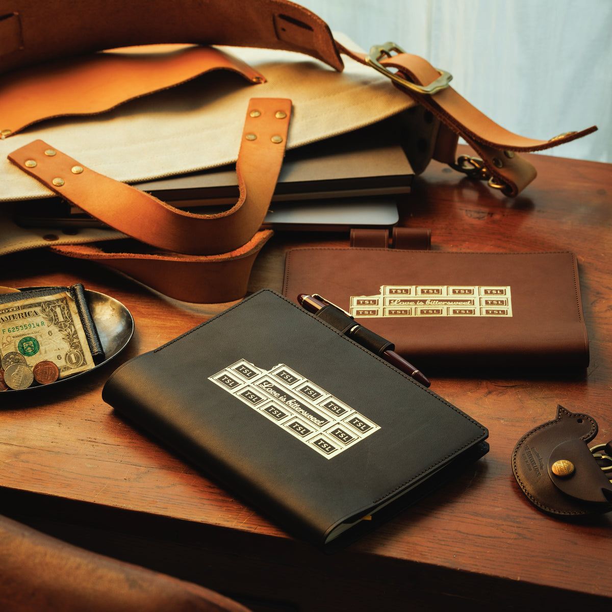 PRE-ORDER: TSL Tochigi Leather A5 Notebook Cover Chocolate