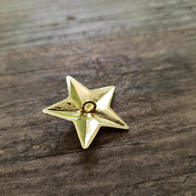 Brass Concho Star