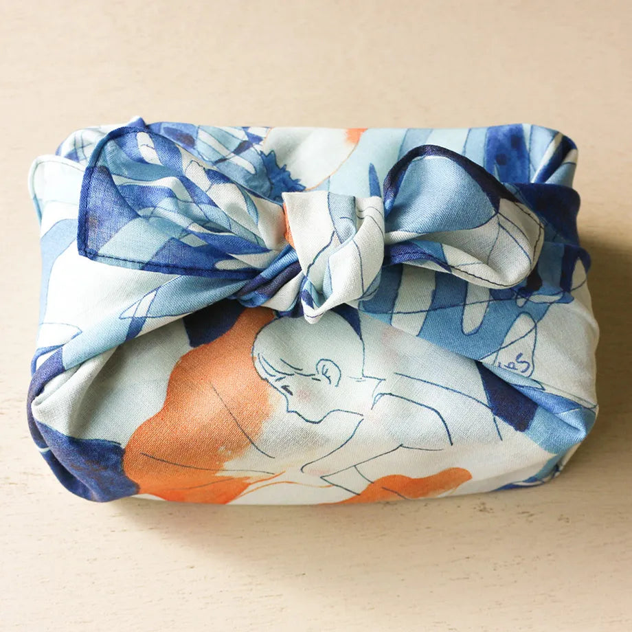 Cozyca products: Sayuri Fujimaki: Handkerchief - Secret Rainforest