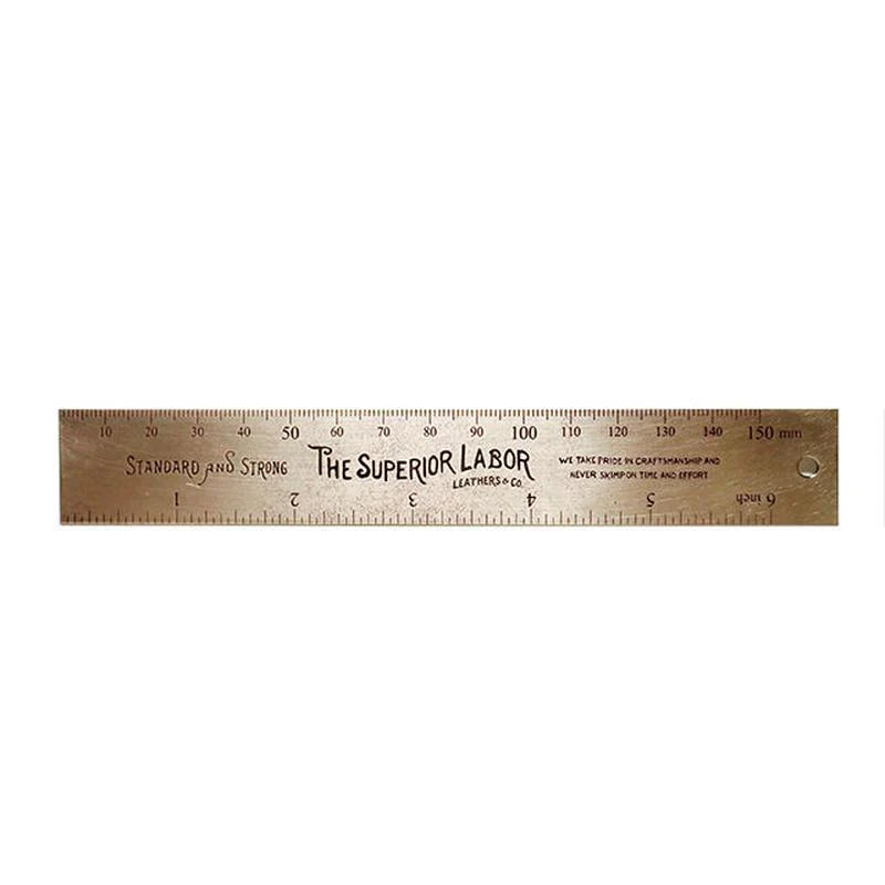 Brass ruler (15 cm / 6 inch)
