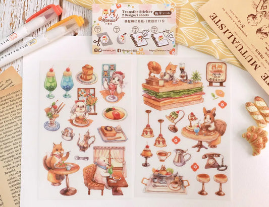 Maruco: Chacha Coco Kissaten – Transfer Stickers