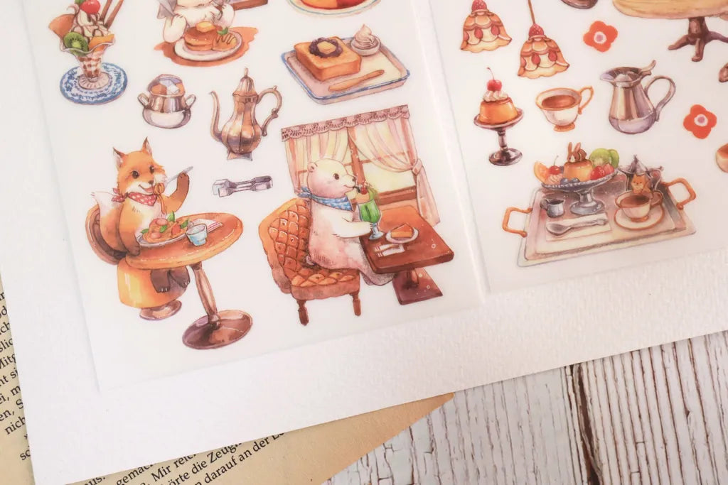 Maruco: Chacha Coco Kissaten – Transfer Stickers