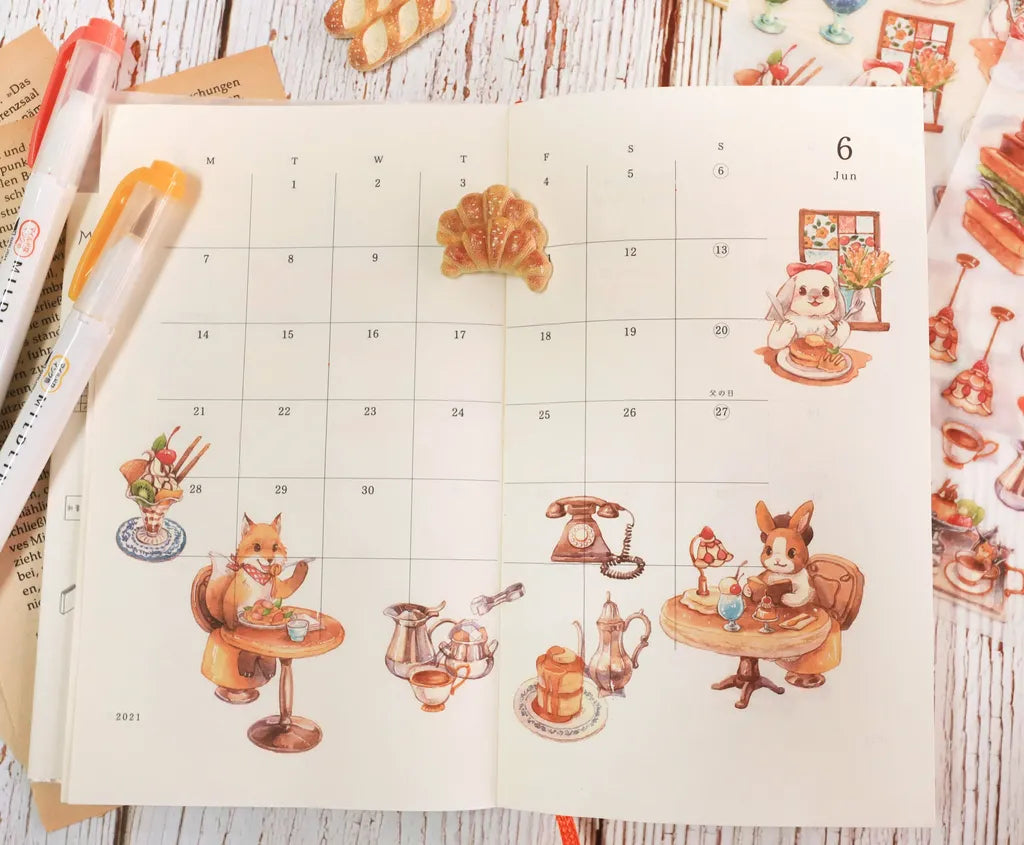 Maruco: Chacha Coco Kissaten – Transfer Stickers