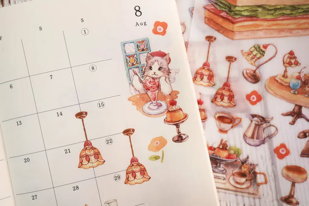 Maruco: Chacha Coco Kissaten – Transfer Stickers