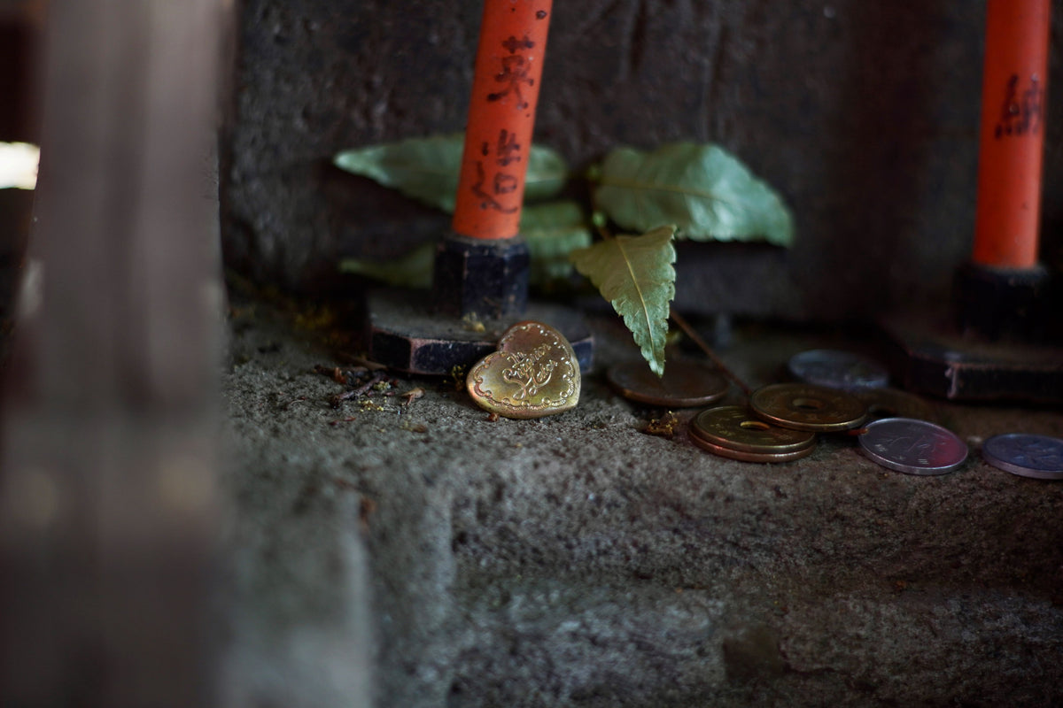 Brass Pin Heart