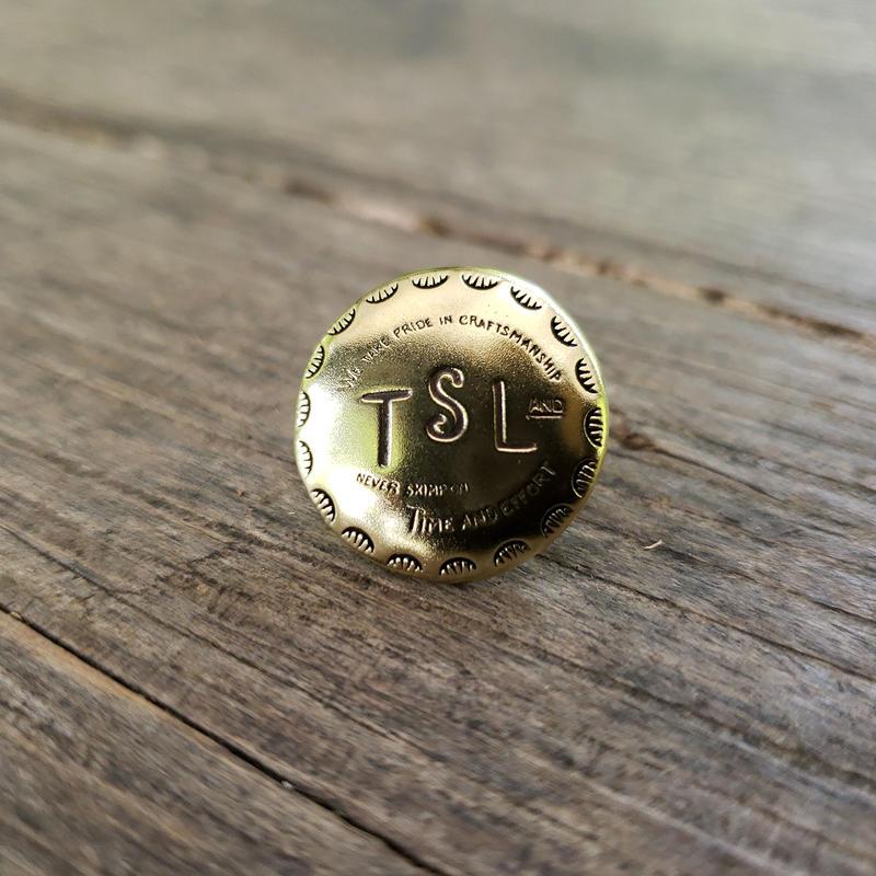 PRE-ORDER: Brass Pin TSL round