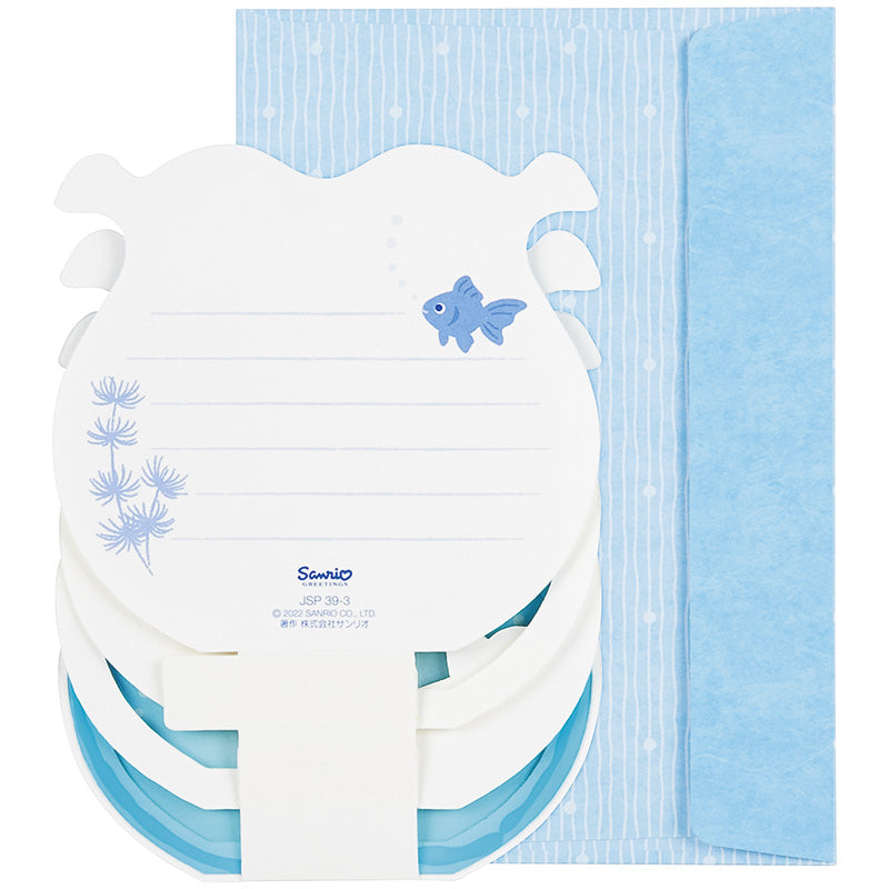 Sanrio Greeting Card: Goldfish Bowl (lasercut) ver. 2