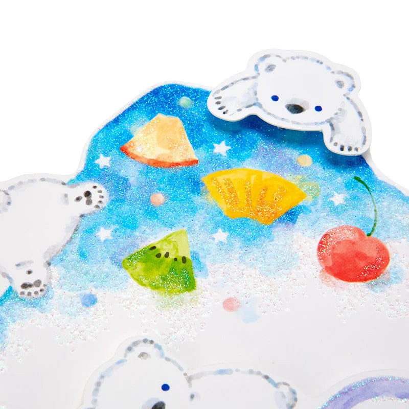 Sanrio Greeting Card: Shaved Ice Dessert with Polar Bear