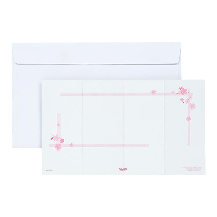 Sanrio Greeting Card: Sakura with Mt. Fuji