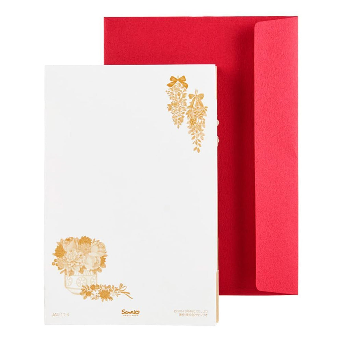 Sanrio Greeting Card: Cat by the Window in Autumn