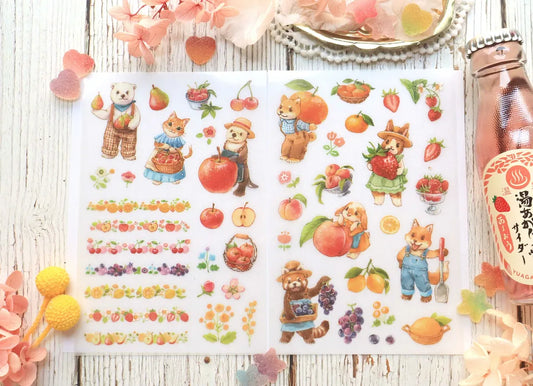 Maruco: Animal Fruit Orchard – Transfer Stickers