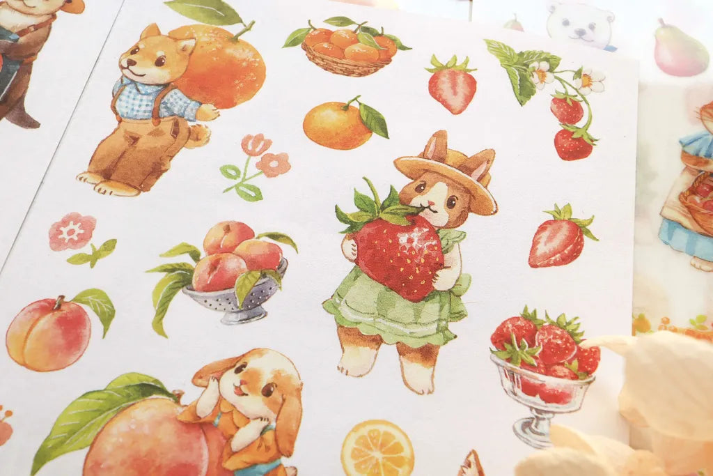 Maruco: Animal Fruit Orchard – Transfer Stickers