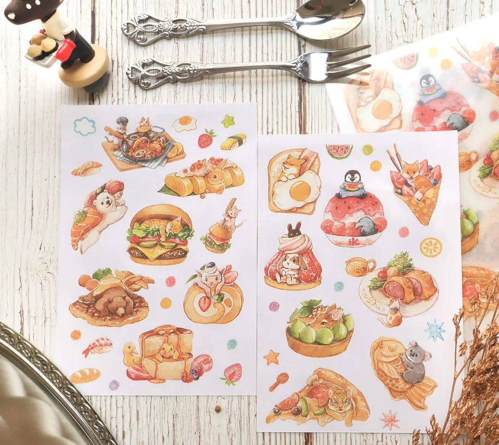 Maruco: Animal Gourmets – Transfer Stickers