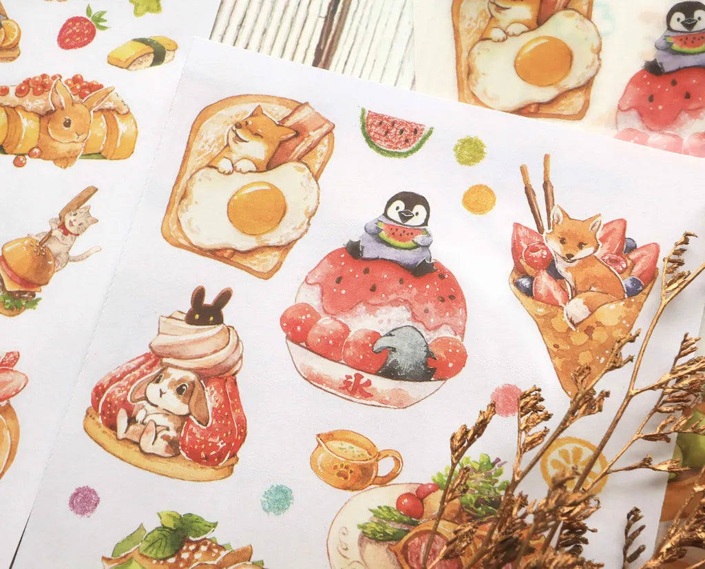 Maruco: Animal Gourmets – Transfer Stickers