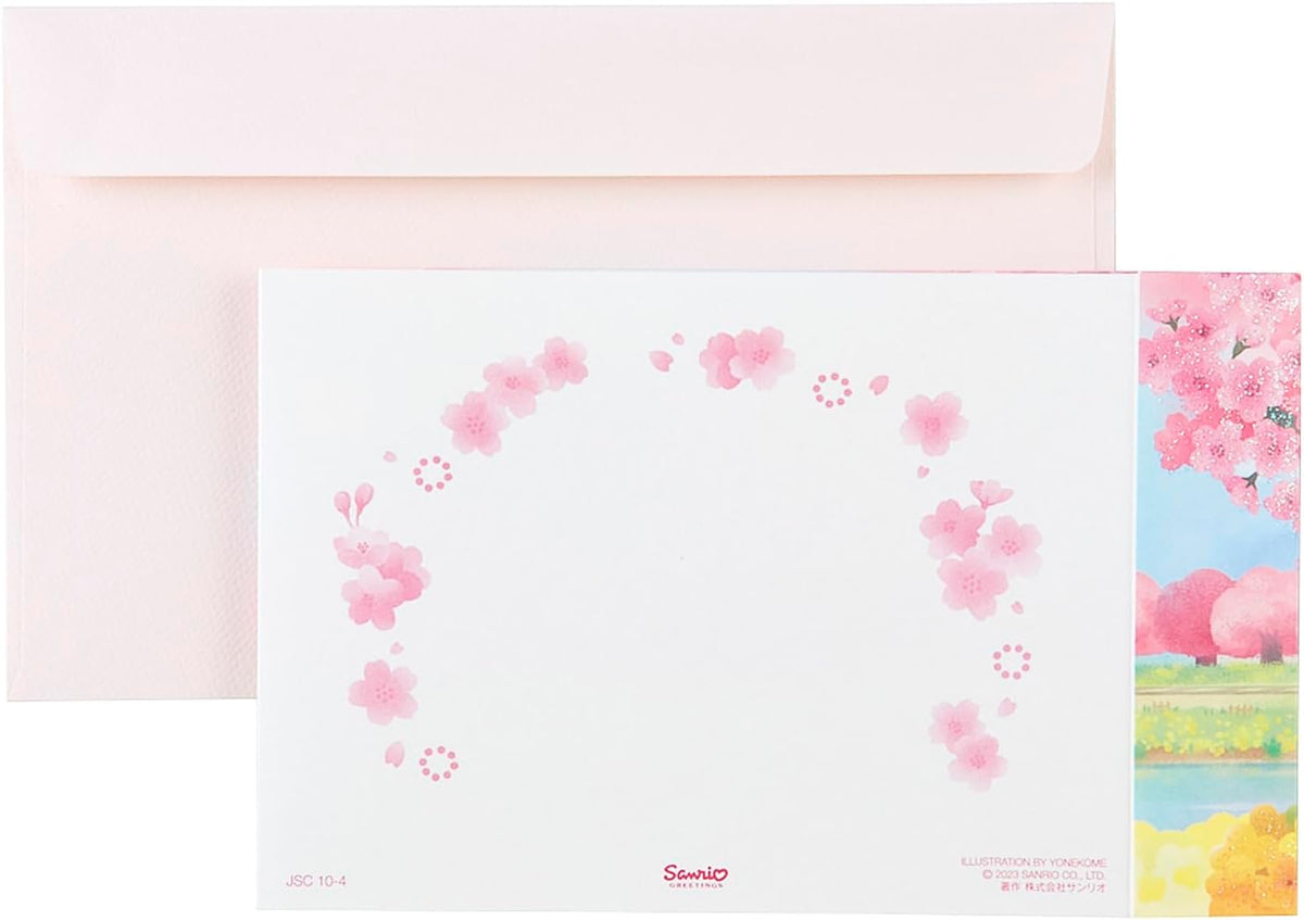 Sanrio Greeting Card: Sakura Train