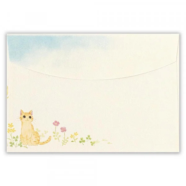 Nekorobi Letter Envelope: 野風とともに (nokaze to tomoni) Along with the Wild Breeze