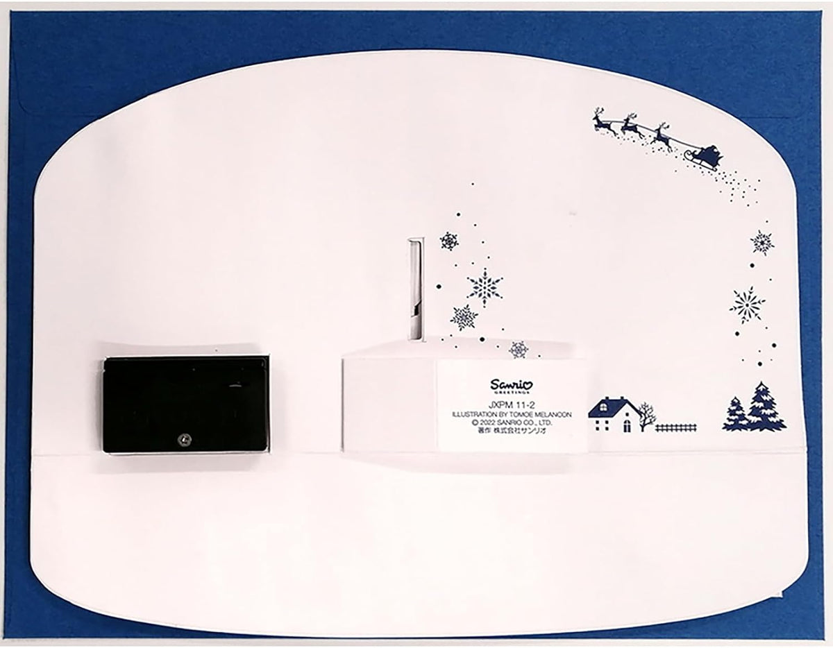 Sanrio Greeting Card: Christmas Light-Up Melody Card
