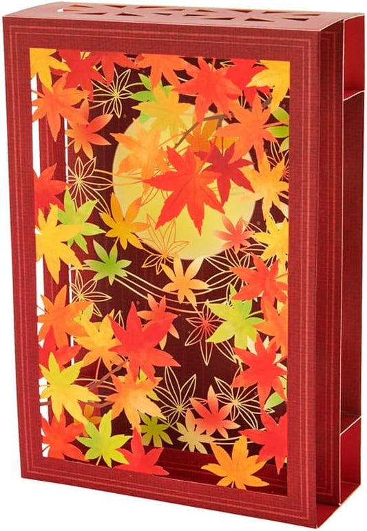 Sanrio Greeting Card: Moon with Autumn Leaves