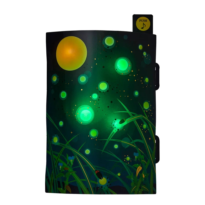 Sanrio Greeting Card: Firefly and the Moon (with lights and sound)