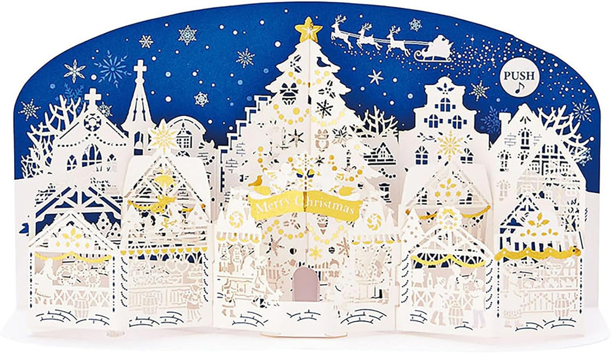 Sanrio Greeting Card: Christmas Light-Up Melody Card