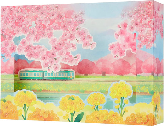 Sanrio Greeting Card: Sakura Train