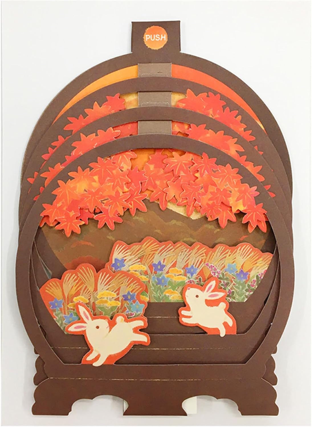 Sanrio Greeting Card: Rabbit Autumn Arch (with sound)