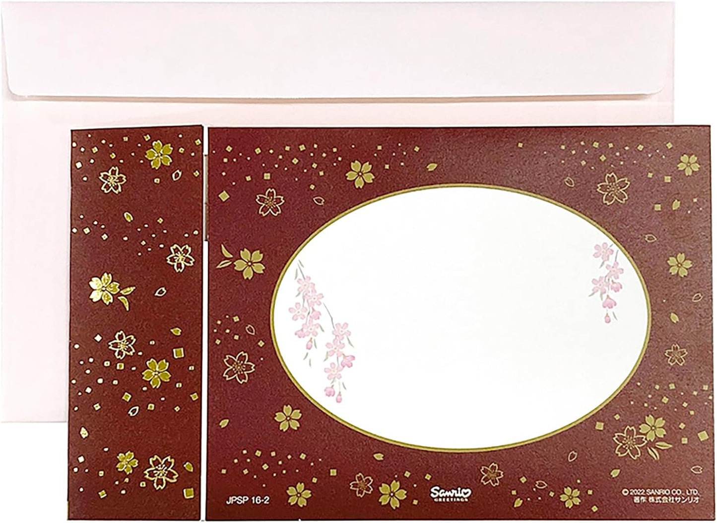 Sanrio Greeting Card: Sakura Garden Round Window