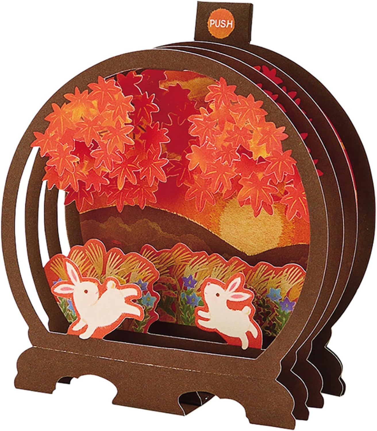 Sanrio Greeting Card: Rabbit Autumn Arch (with sound)