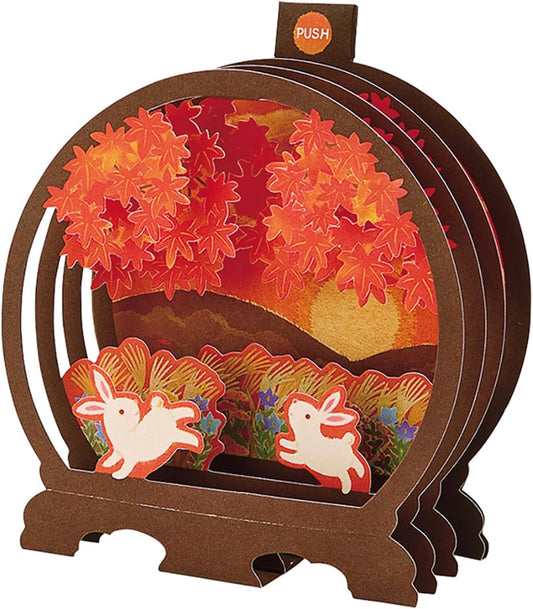 Sanrio Greeting Card: Rabbit Autumn Arch (with sound)