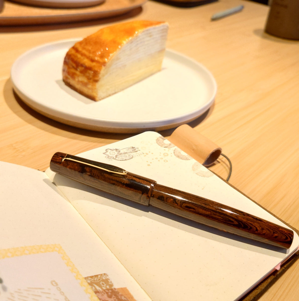 Eboya Fountain Pen - Natsume in Orange